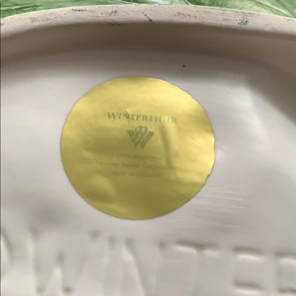 Enesco of Malaysia Winterthur Pink & Green Bowl 🌸